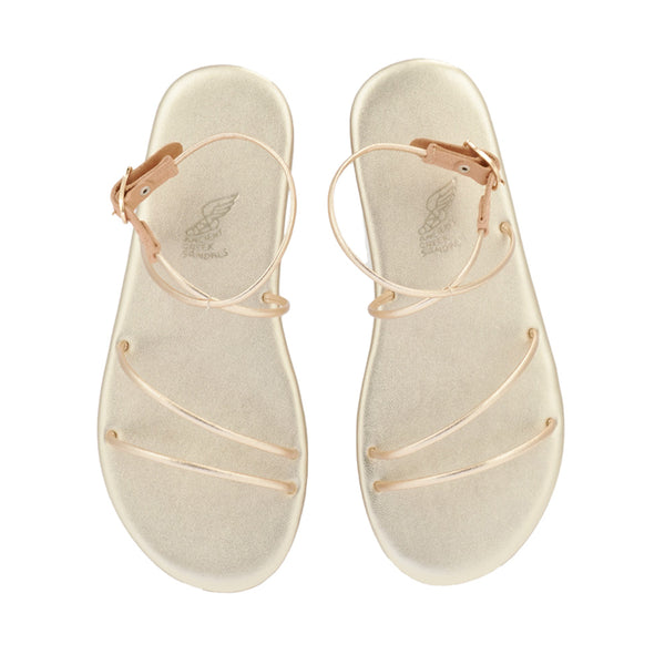 Ancient Greek Sandals Angel ALL PLATINUM