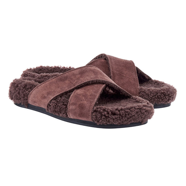 Ancient Greek Sandals Anilio ALL BROWN