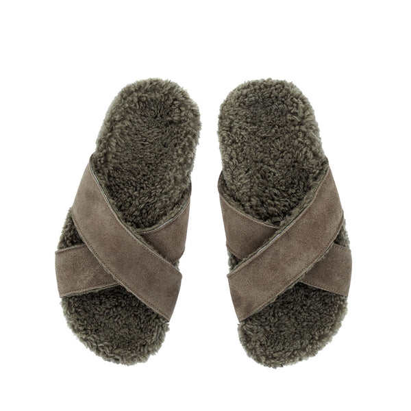 Ancient Greek Sandals Anilio ALL KHAKI