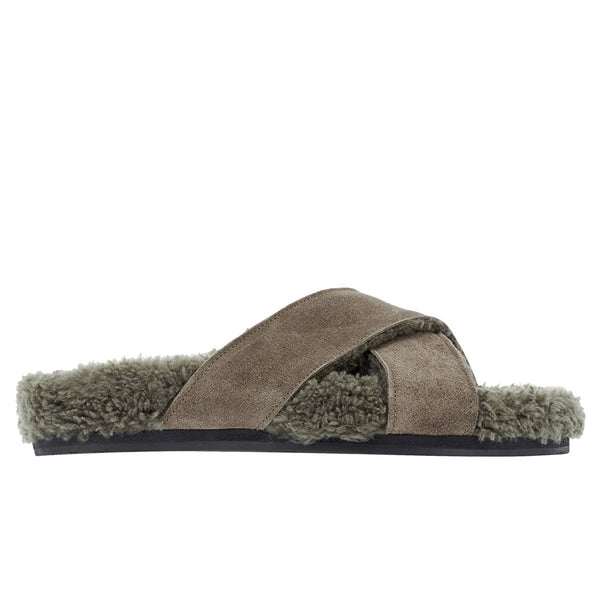 ancient greek sandals Anilio ALL KHAKI