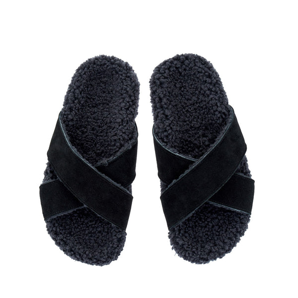 Ancient Greek Sandals Anilio Black