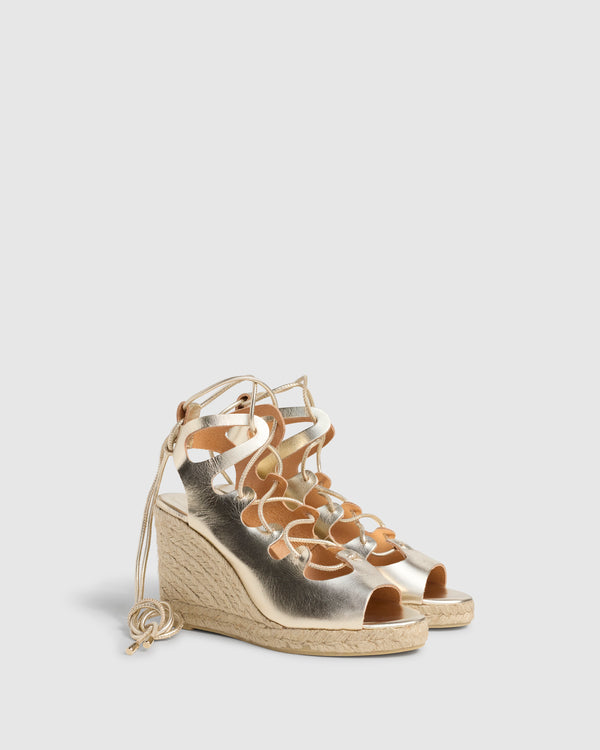 Ancient Greek Sandals Antigone 217 Platinum