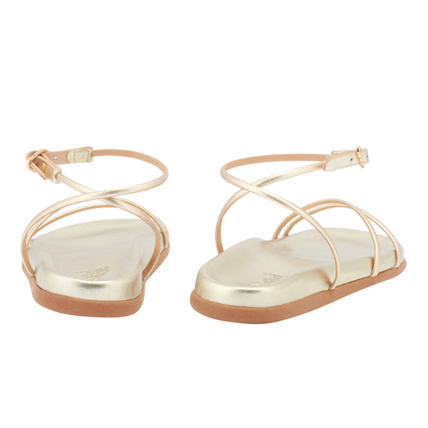 Ancient Greek Sandals Antiopi Footbed Platinum