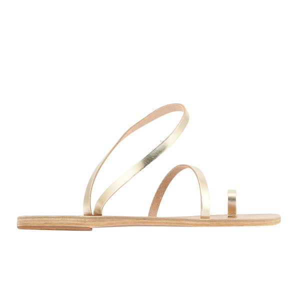 ancient greek sandals Apli eleftheria Platinum