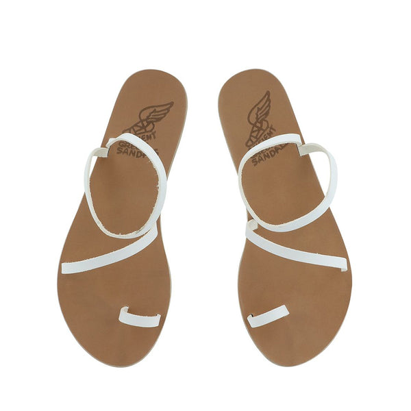 Ancient Greek Sandals Apli Eleftheria White