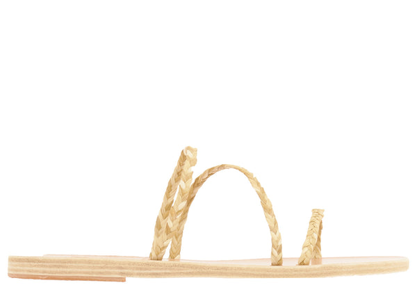 ancient greek sandals Apli polytimi braids LEGNO