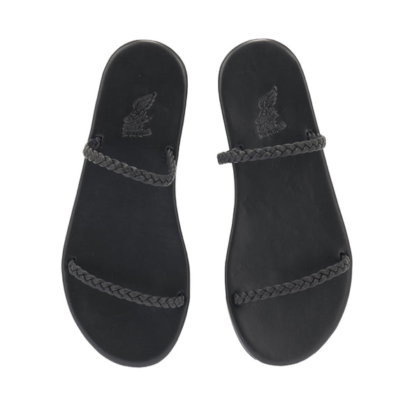 Ancient Greek Sandals Aprilia Black