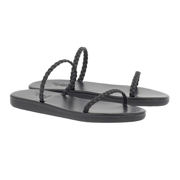 Ancient Greek Sandals Aprilia Black