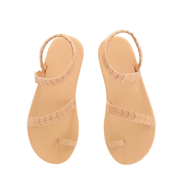 Ancient Greek Sandals Apsida Natural