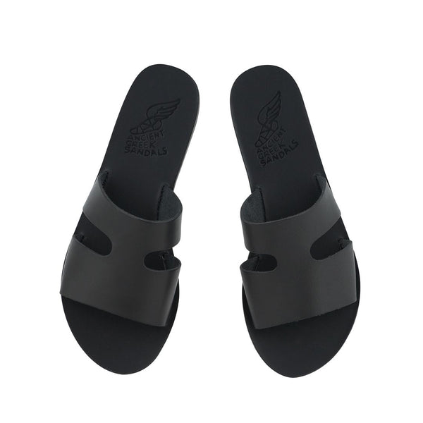 Ancient Greek Sandals Apteros Black