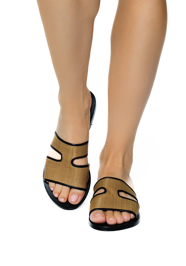 Ancient Greek Sandals Apteros BRUCIATO/OFF WHITE