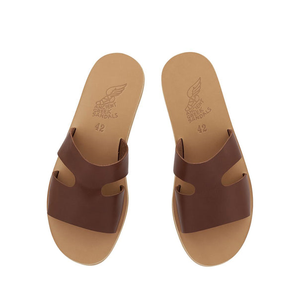 Ancient Greek Sandals Apteros Men Chestnut