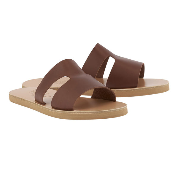 Ancient Greek Sandals Apteros Men Chestnut