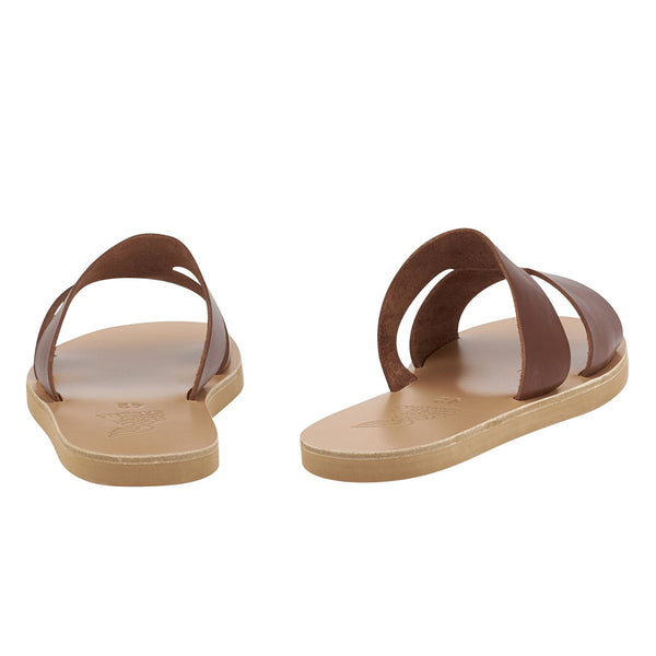 Ancient Greek Sandals Apteros Men Chestnut