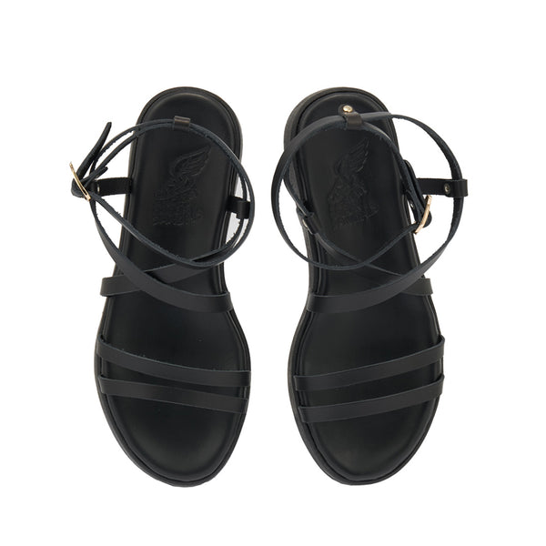 Ancient Greek Sandals Aristea Black