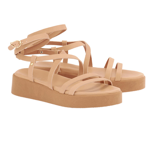 Ancient Greek Sandals Aristea Natural