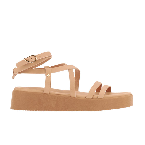 ancient greek sandals Aristea Natural