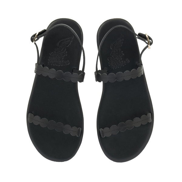 Ancient Greek Sandals Aroula Black