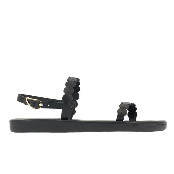 ancient greek sandals Aroula Black