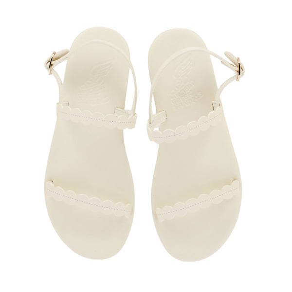 Ancient Greek Sandals Aroula Off White