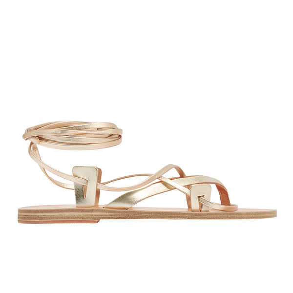 ancient greek sandals Artemis de gambies Platinum