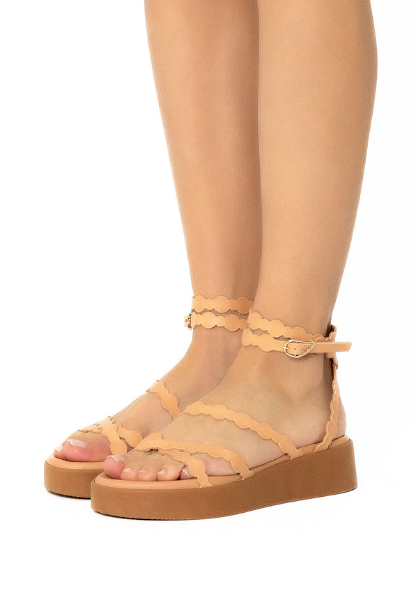 Ancient Greek Sandals Aspis Natural