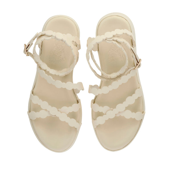 Ancient Greek Sandals Aspis Off White