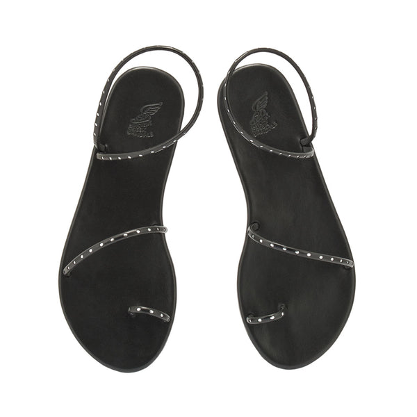 Ancient Greek Sandals Astro Black / Silver
