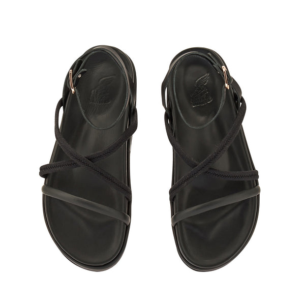 Ancient Greek Sandals Atheras Black