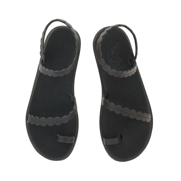 Ancient Greek Sandals Aura Black
