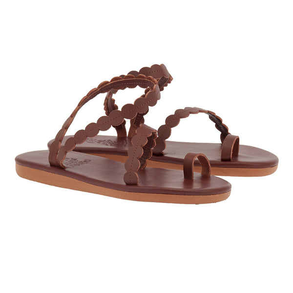 Ancient Greek Sandals Aura Chestnut