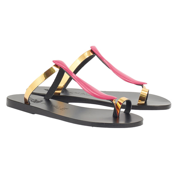 Ancient Greek Sandals Awa Pink
