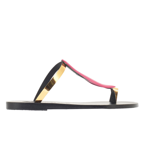 ancient greek sandals Awa Pink
