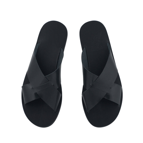 Ancient Greek Sandals Bios Black
