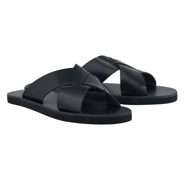 Ancient Greek Sandals Bios Black