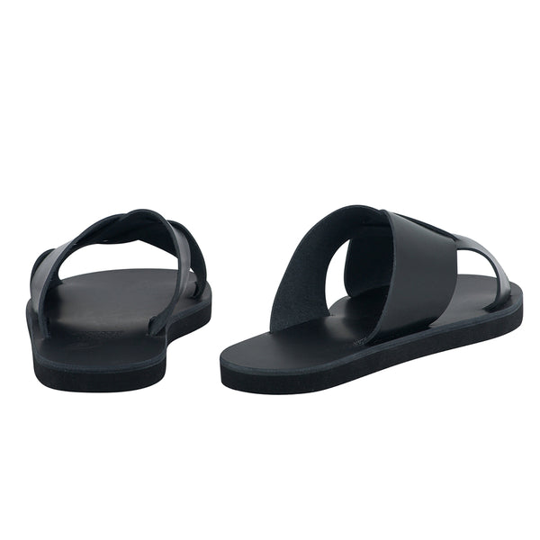 Ancient Greek Sandals Bios Black