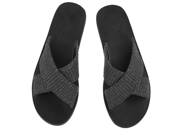 Ancient Greek Sandals Bios Black