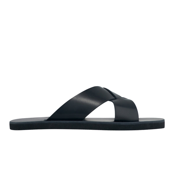 ancient greek sandals Bios Black