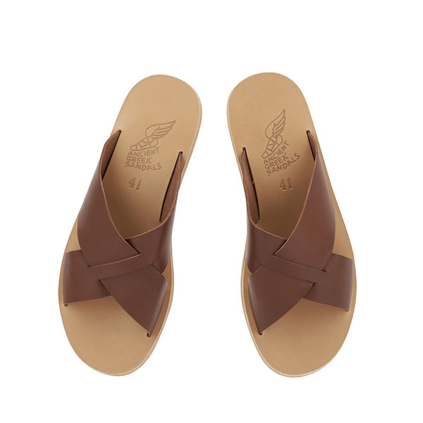 Ancient Greek Sandals Bios Chestnut