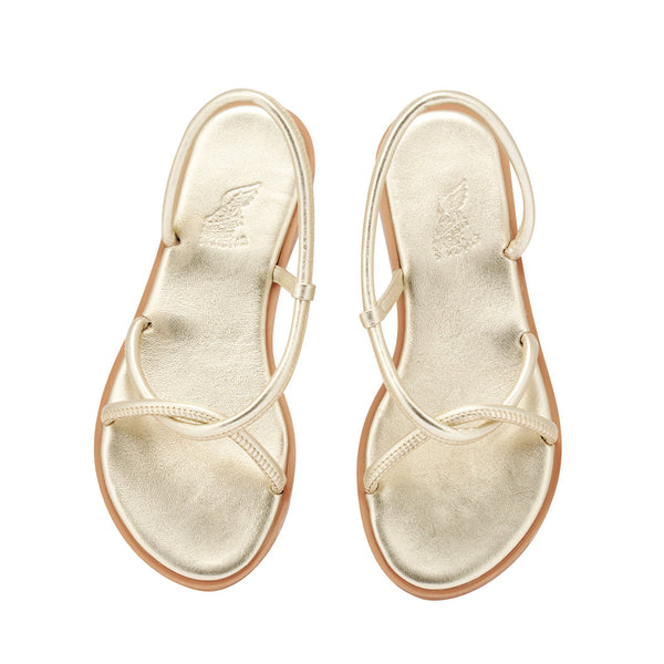 Ancient Greek Sandals Bomba Platinum