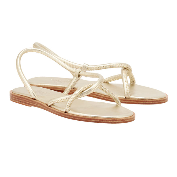 Ancient Greek Sandals Bomba Platinum