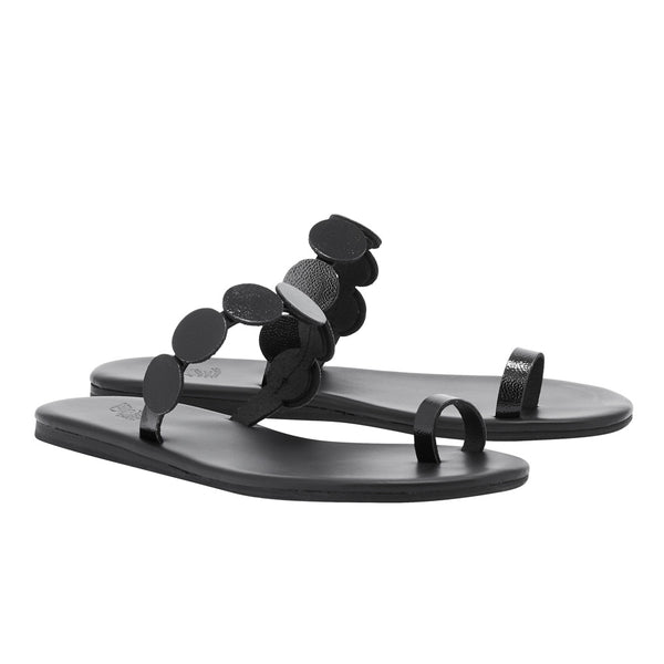 Ancient Greek Sandals Calisto Black