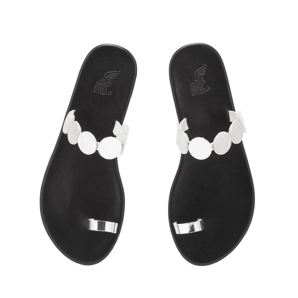 Ancient Greek Sandals Calisto Silver