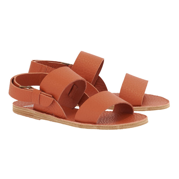 Ancient Greek Sandals Cecil F Orange