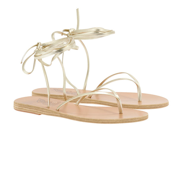 Ancient Greek Sandals Celia Platinum