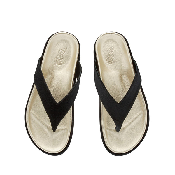 Ancient Greek Sandals Charys 2flatform Black