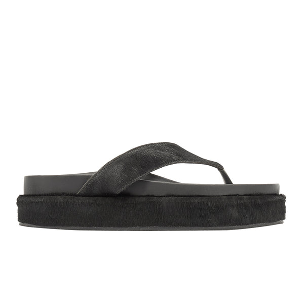 ancient greek sandals Charys 2flatform Black