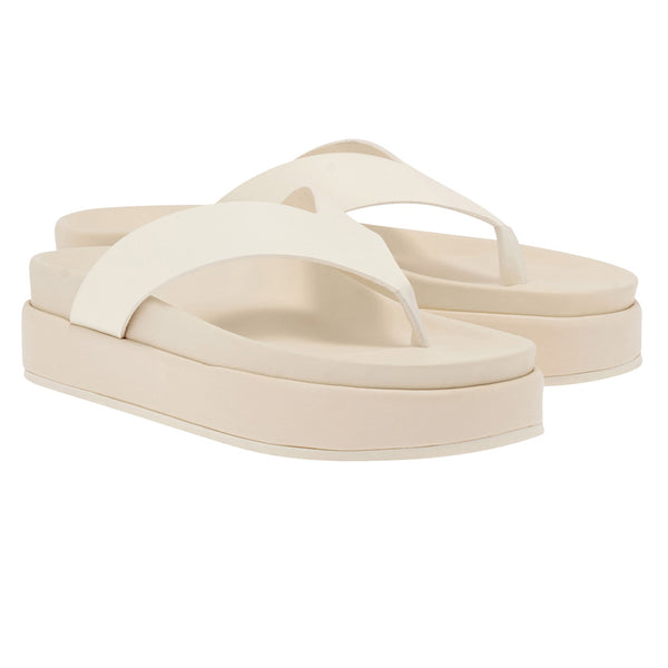 Ancient Greek Sandals Charys 2flatform Off White