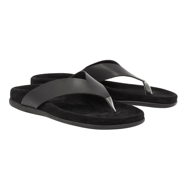 Ancient Greek Sandals Charys Footbed ALL BLACK