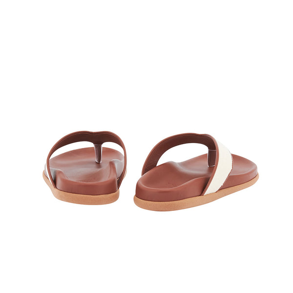 Ancient Greek Sandals Charys Footbed NATURAL/ COTTO